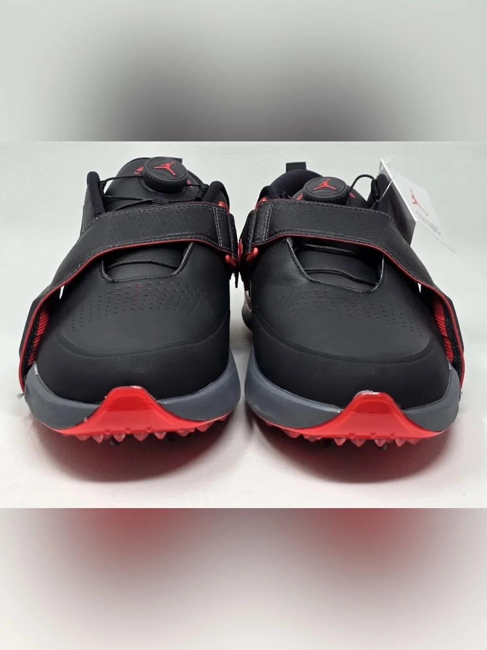 Nike Air Jordan Rev Infrared Golf Shoes Cleats Black FV6338-001 Men’s 8.5 NWT 🔥